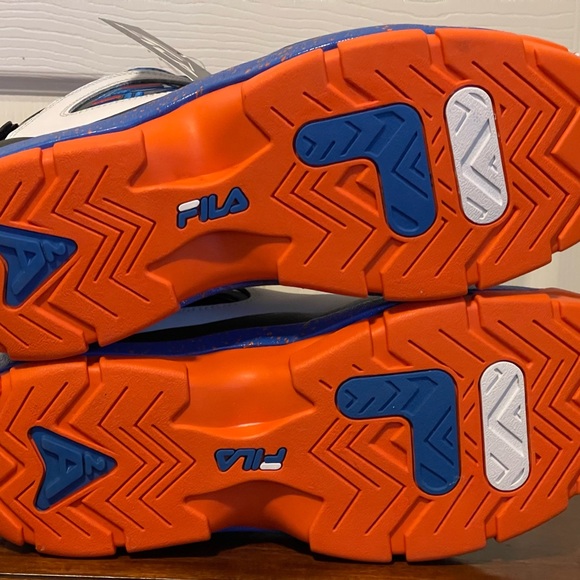 FILA Grant Hill 2 Basketball Shoes White /Blue/ Orange NY Men’s Sz 10 & 11.5 NEW - Picture 8 of 10